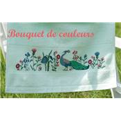 Drap de bain vert pastel 70x140cm Rico Design