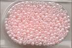 Perles rose dragée irisé 4305