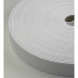 Sergé blanc 100% coton - 20mm vendu par 50 cm 