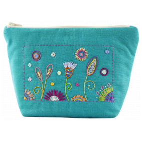 Trousse turquoise -Un chat dans l'aiguille - 977