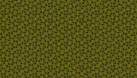 Tissu Flourish dark green par 10 cm