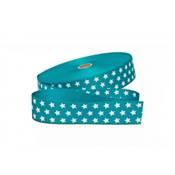 Sangle avec etoiles 30mm - turquoise