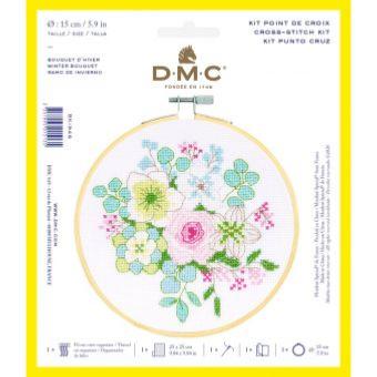 Kit points comptés DMC- fleurs hiver BK 1948